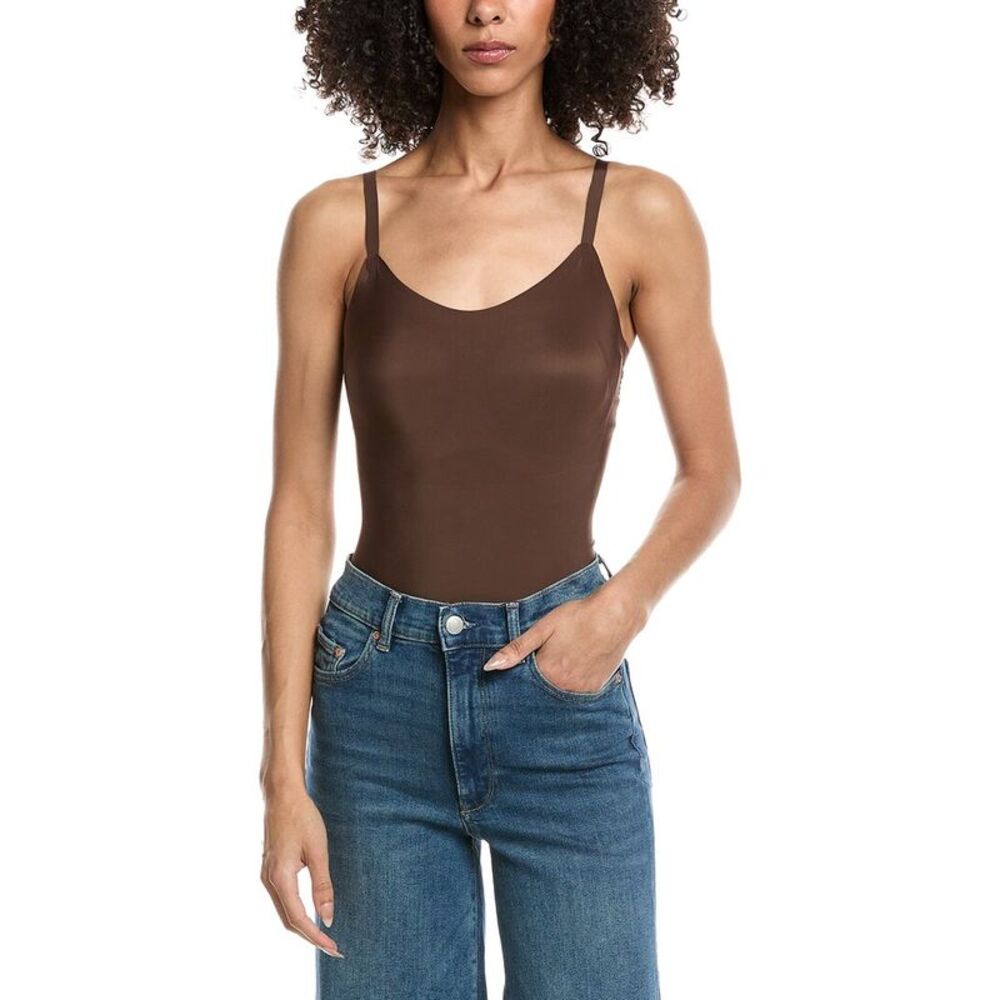 Commando® Womens Commando Zone Smoothing Bodysuit, Brown